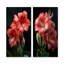 Ensemble de 2 décorations murales lys rose Elegance I-802915642-802915647