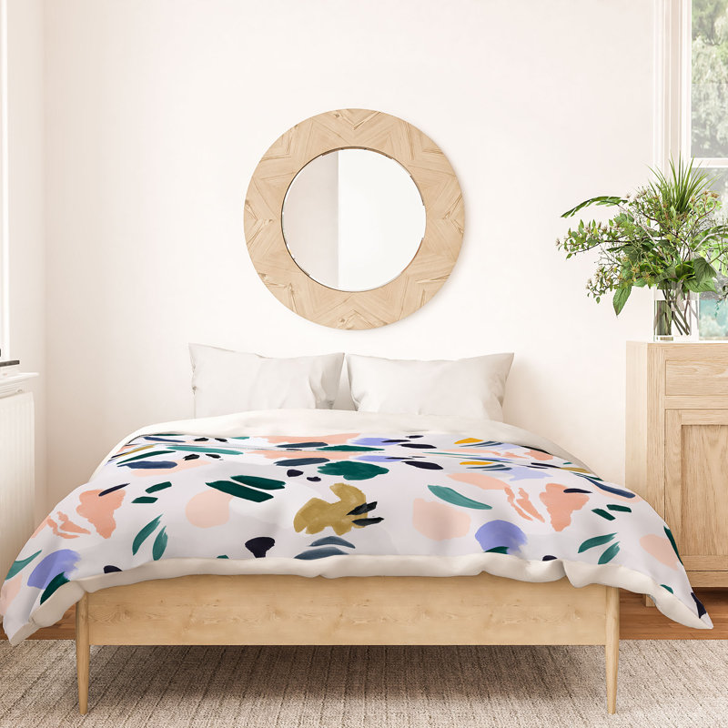 Ensemble de housse de couette Terrazzo Brushstrokes, Housse de couette grand