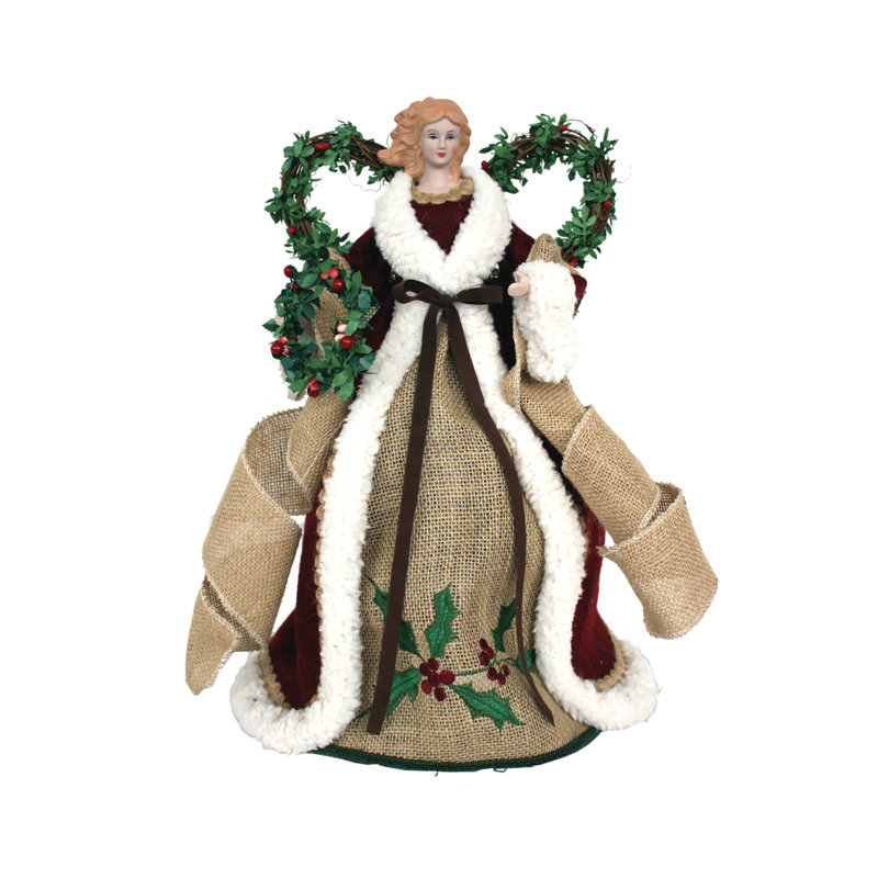 Country Poinsettia Tree Topper