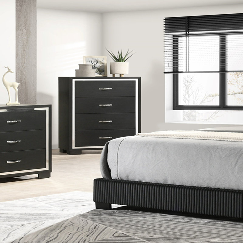 Commode moderne 6 tiroirs Modern Glam