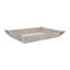Plateau moderne pour repose-pieds rectangulaire en suède pour table basse Modern