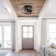 Anthony 12.5'' Black Caged Ceiling Fan with Lights and Remote Control, Small Flush Mount Ceiling Fan