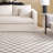 Msr4760 Chelsea Martha Stewart Hand Tufted Wool/Cotton Checkered Rug in Gray/Ivory-90584339