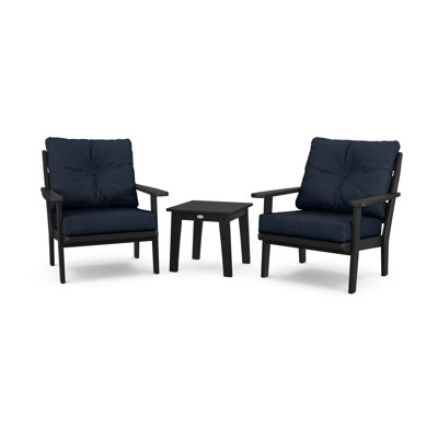 Ensemble de chaises à assise profonde 3 pièces Lakeside