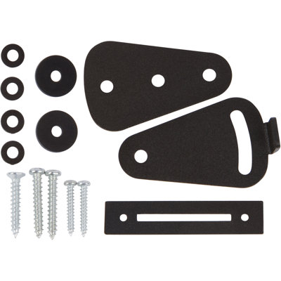 Teardrop Black Steel Lock