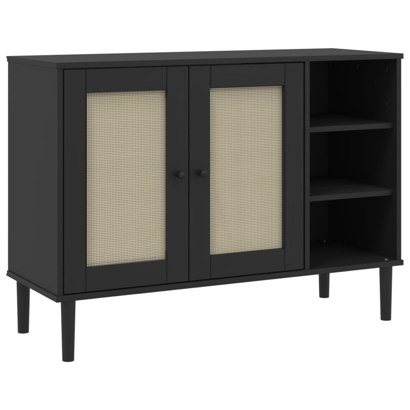 Myroslav 112cm Sideboard, Black