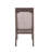 Farmhouse Upholstered Dining Chair in Distressed White