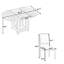 Ensemble repas 5 pièces avec plateau de table extensible-476928943