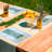 Polyester Abstract Rectangle Placemat