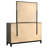 Ayeln 6-drawer Dresser with Mirror Grey Oak