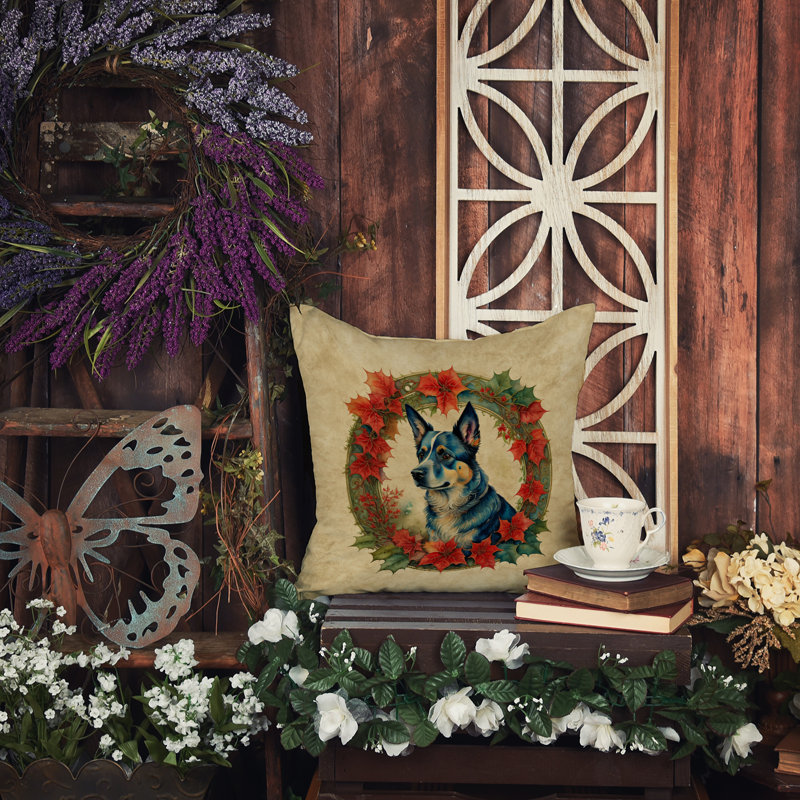 Coussin Christmas, 14 po x 14 po, Carré
