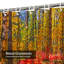 Rideau de douche avec 12 crochets Red Autumn-1476348686