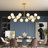 Mandre 16 - Light Modern Linear Chandelier for Dining Room