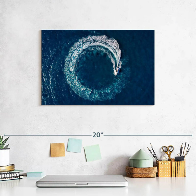 Mehar Boat Loop At Sea, 8" H x 12" W
