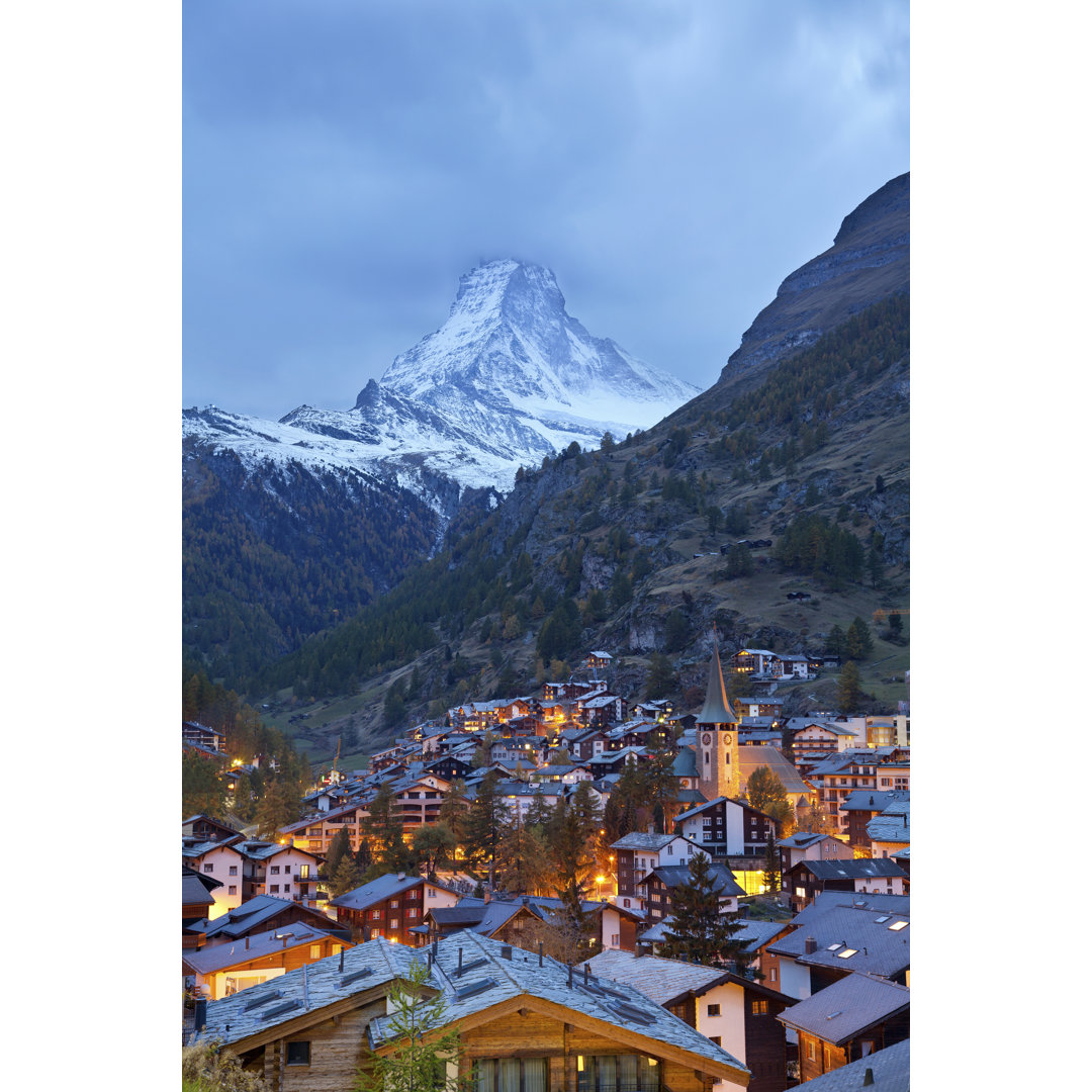 Leinwandbild Zermatt And Matterhorn