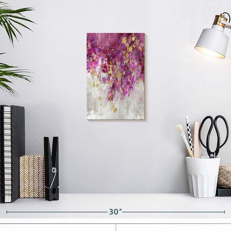 Magenta cascade Avery, H 12 po x l 8 po