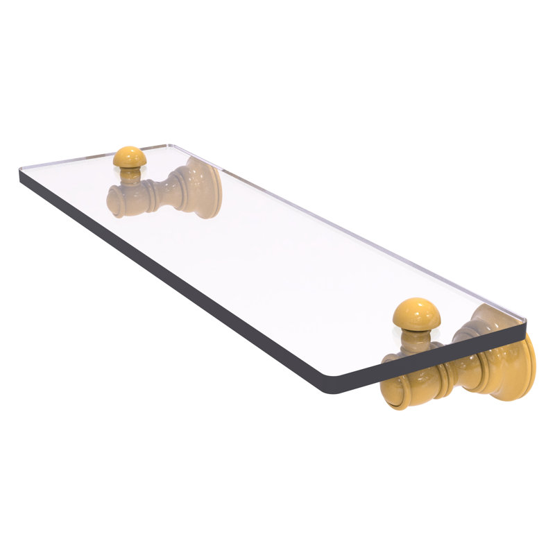 Tablette flottante Carolina, H 2,4 po x l 16 po x P 5,54 po, Or espagnol