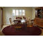 Tapis touffeté à motif géométrique rouge chili-236857244