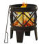 Hada Column Steel Wood Burning Fire Pit