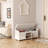  41.3" Shoe Bench with Lift Top Storage,10 Pair Linen Blend Upholstered Shoe Storage Bench-912220862