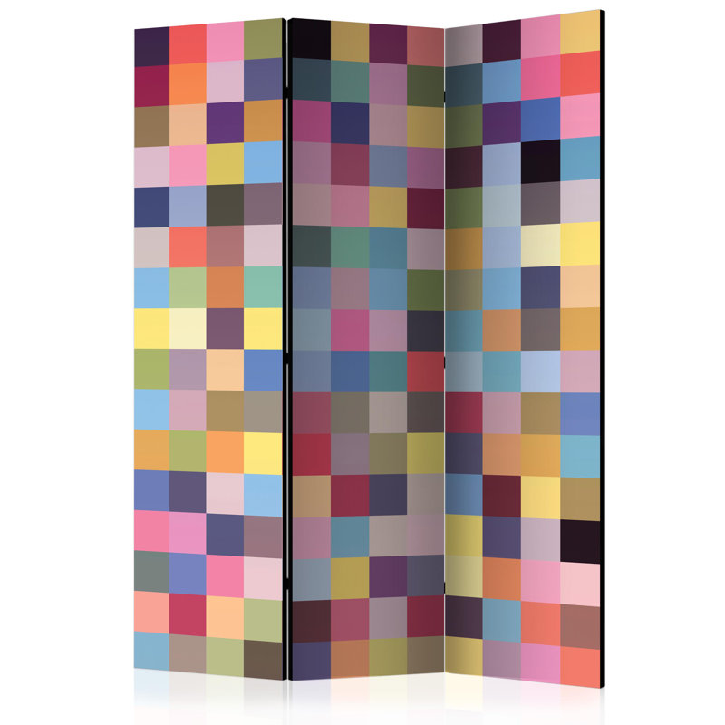 135cm W x 172cm H 3 - Panel Wood Folding Room Divider