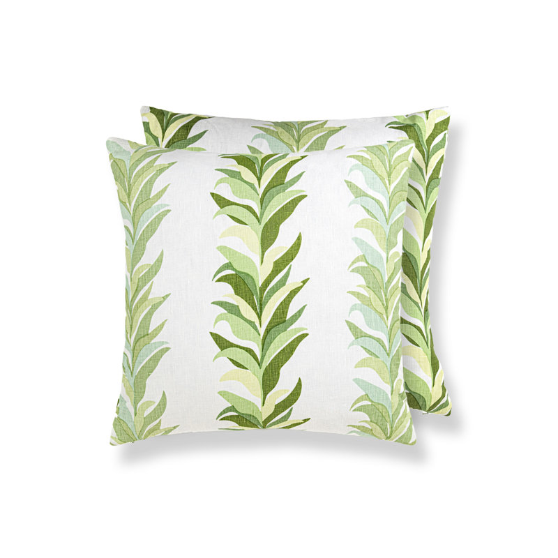 Square Pillow Cover & Insert, Square 22", Leaf