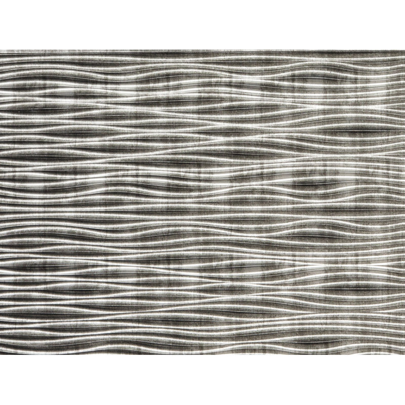 Panneau de dosseret WildLout Grout Tin (paquet de 30), Argent Crosshatch