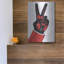 Art mural en métal Winston Porter «Victory In Red» par Andreas Magnusson-953726544