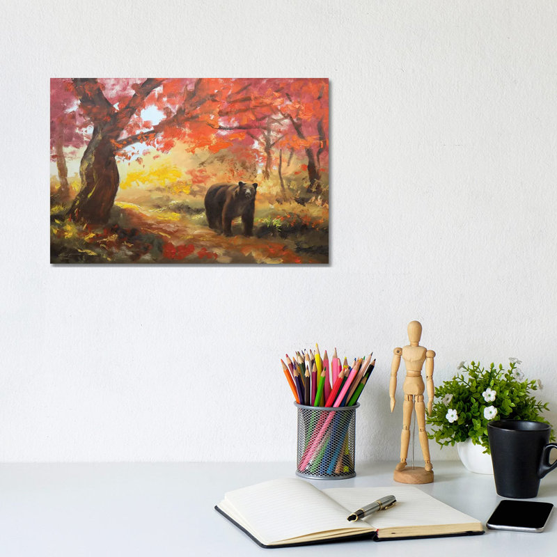 Bear, 20.32 cm H x 30.48 cm W