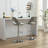 High Padded Swivel Adjustable Barstools(Set of 2)-395851043