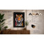 Tiger's Intense Gaze Modern - Framed Print-6976973-6976971