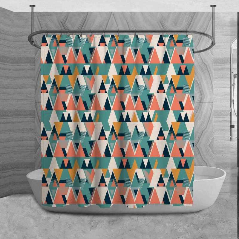 Rideau de douche Mikahla, H 93 po x l 70 po