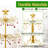 3Ft Gold Iron Christmas Tree