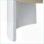 Table basse moderne en chêne et blanc pour le salon - capacité de poids de 70 lb, bois composite durable