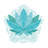 Lotus Flower Eclectic Polyester Duvet Cover-24849426