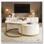 Table basse ronde gigogne cannelée avec tiroir-804511281