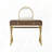 Vanity Desk with Mirror and Jewelry Tray Elegant Finish Design