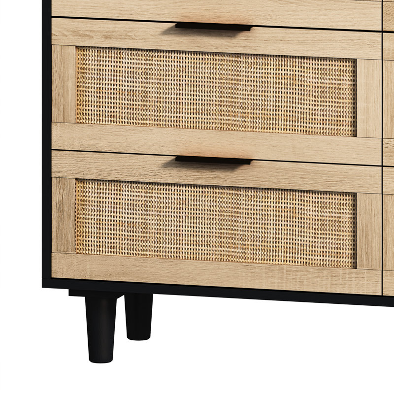 6 commode - Rehaussez votre chambre à coucher et votre salon 50,38, Noir