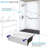 Transolid Trimslate 63-in x 32-in Zero Threshold Tub Replacement Shower Base with End Drain-115485211