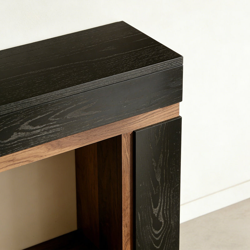 Console Retro Minimalist Art, H 31,5 po x l 70,87 po x P 11,81 po