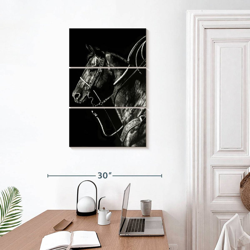 Brampt Scratchboard Rodeo V, H 32 po x l 20 po
