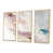 Toile naturelle avec cadre flottant