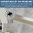 38-42" Wide X 71" High Pivot Semi-Frameless Shower Door With Clear Glass-106927100