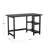 Martha Stewart Beckett Modern Trestle Desk with Open Side Shelving-89798276