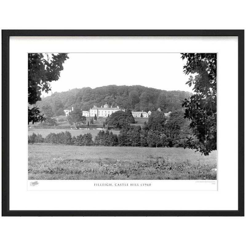 Filleigh, Castle Hill C1960 - Single Picture Frame Print, 40cm H x 50cm W x 2.3cm D