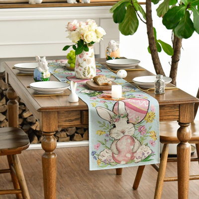 Chemin de table Blue Bunny Rabbit