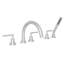 Lombardia® 5-Hole Deck Mount Roman Tub Faucet-61067831-53637050