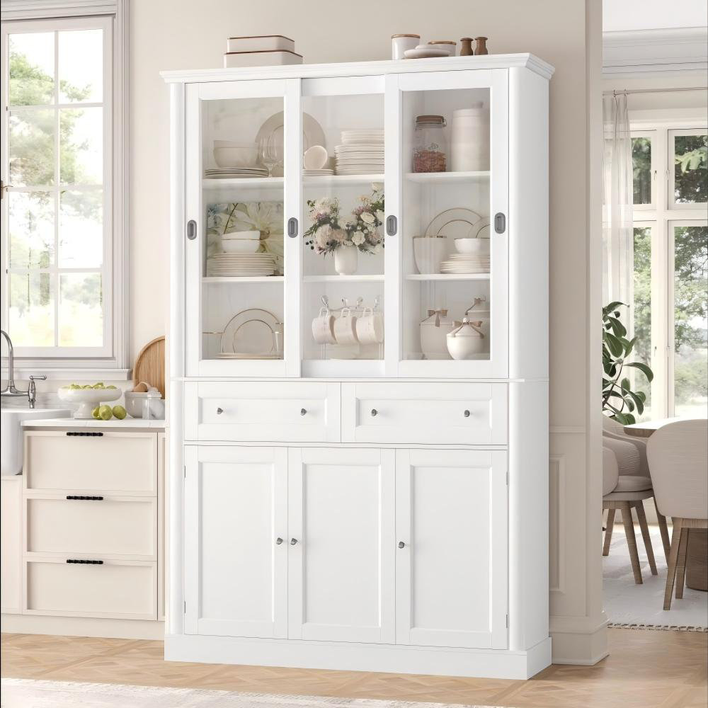 Picture Idea: Winston Porter 73 5 H Tall Pantry Cabinet With Sliding