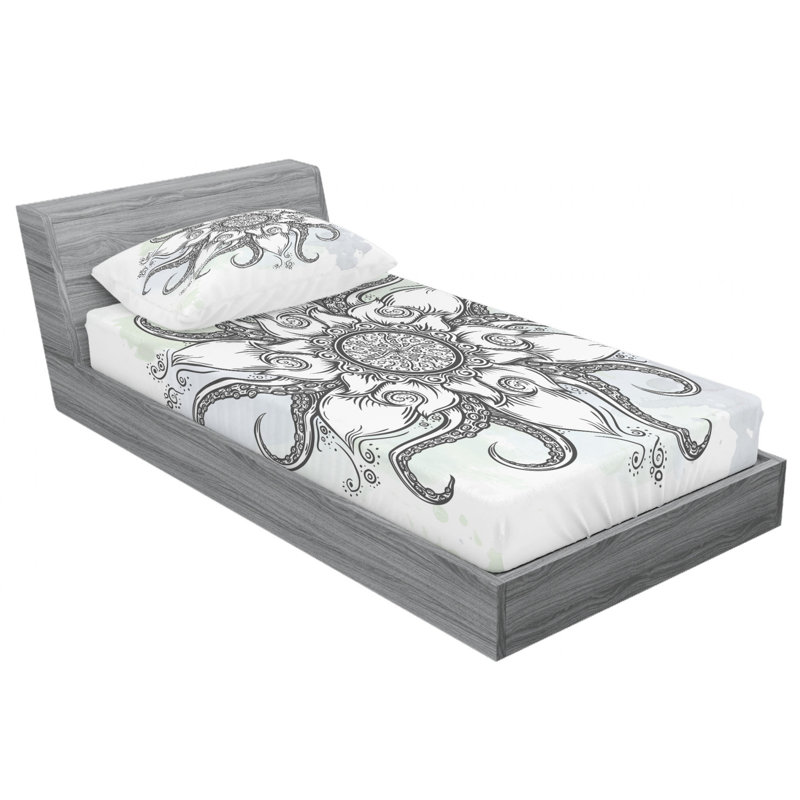 Microfiber Sheet Set, Twin XL Sheet Set with Fitted Sheet
