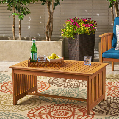Table basse en acacia